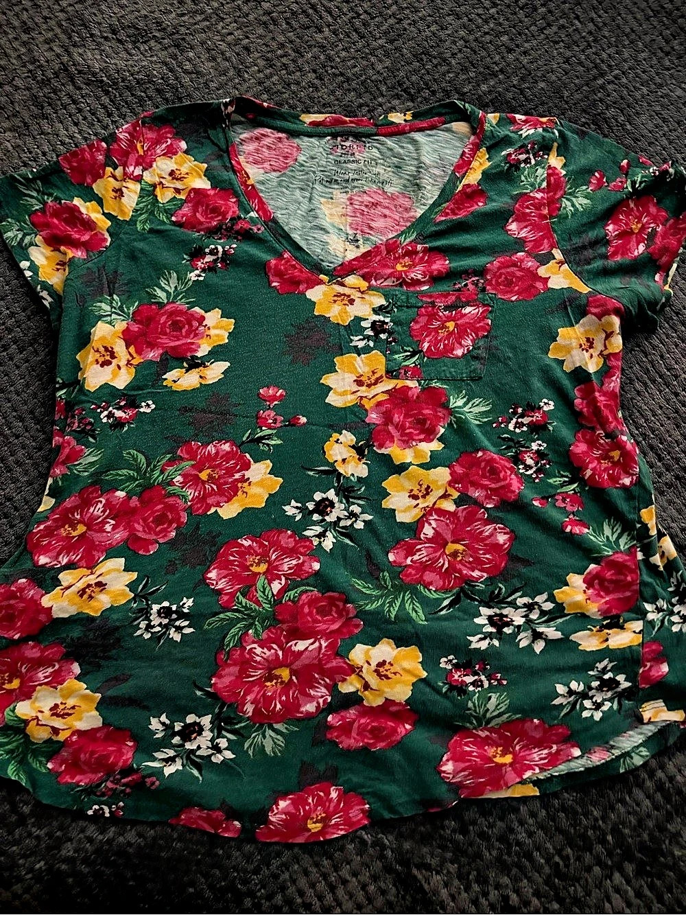 Torrid Floral Short Sleeve Top